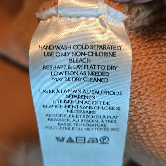 Free People Warm Brown Turtleneck Sweater Oversized - Picture 3 of 3